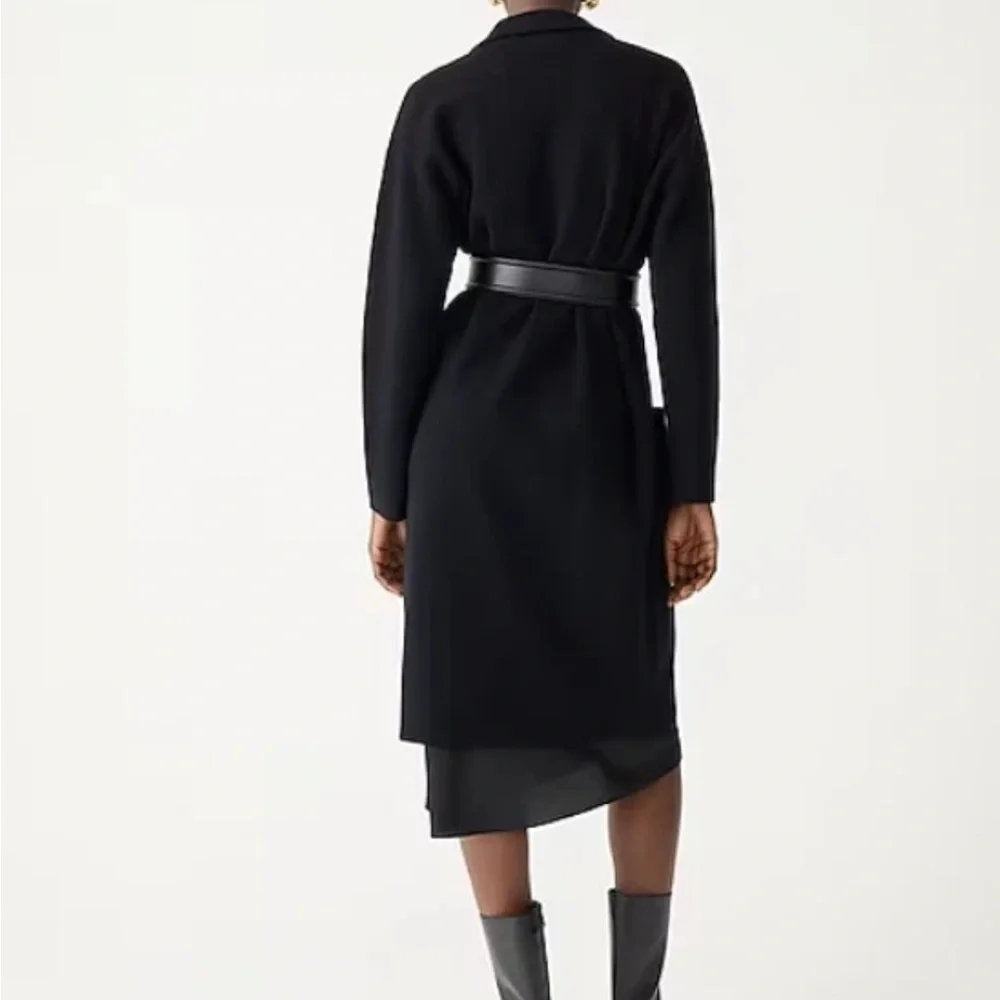 Jcrew Ella open-front long sweater-blazer in Black - Picture 3 of 9